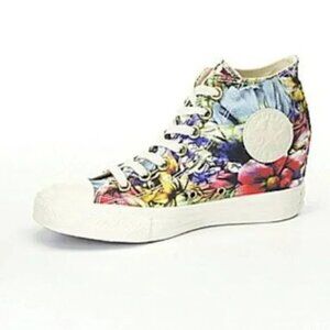 Converse Chuck Taylor All Star Lux Floral Hidden Wedge Sneakers